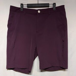 Bonobos Justin Rose Highland Tour Shorts Maroon 10” Golf Shorts Size 36